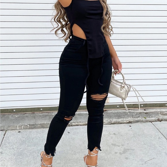 fashion nova jeans nwt 9 - Picture 1 of 10
